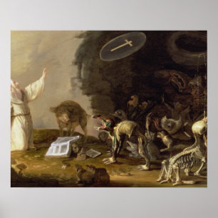 The Temptation of St. Anthony (panel) Poster