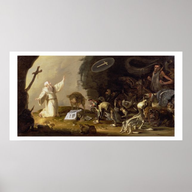 The Temptation of St. Anthony (panel) Poster (Front)