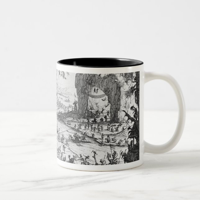 The Temptation of St. Anthony Two-Tone Coffee Mug (Right)