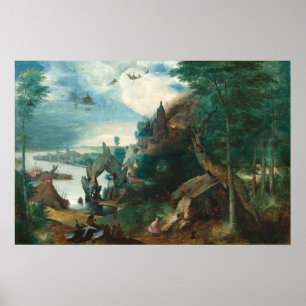 The Temptation - Pieter Bruegel Fine Art Poster
