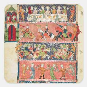 The Temptation Square Sticker