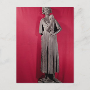 The Tempter, from Strasbourg Cathedral Postcard