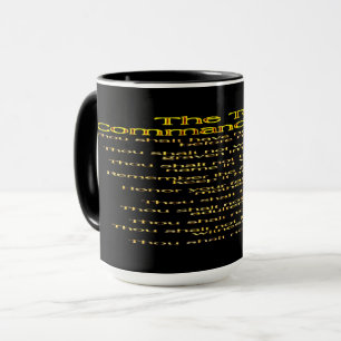 The Ten Commandments 01 Mug