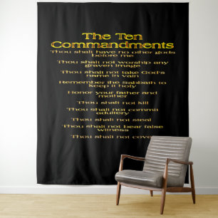 The Ten Commandments 01 Tapestry