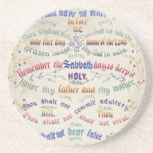 The Ten Commandments coaster