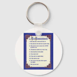 THE TEN COMMANDMENTS KEY RING
