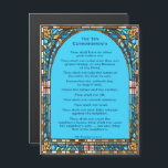 The Ten Commandments Magnet<br><div class="desc">A magnet of the Ten Commandments for your magnetic board or refrigerator or any place you wish to place it!!!  You can add an envelope if you wish to mail it out to someone!!!</div>