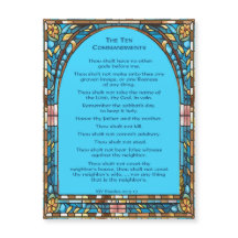 The Ten Commandments Magnet