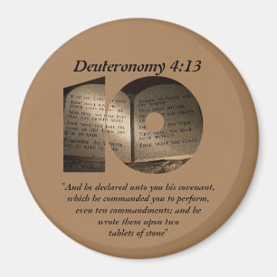 The Ten Commandments Magnet
