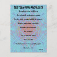 The Ten Commandments "Outward Expressions"