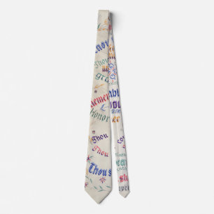 The Ten Commandments Tie