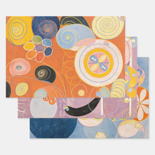 The Ten Largest by Hilma af Klint Wrapping Paper Sheet