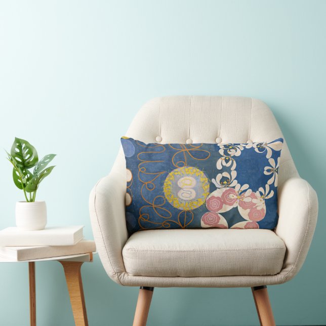 The Ten Largest, Group IV, No.1 by Hilma af Klint Lumbar Cushion (Chair)