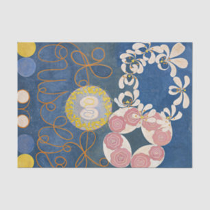 The Ten Largest, Group IV, No.1 by Hilma af Klint Tissue Paper