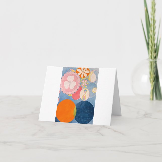 The Ten Largest, Group IV, No.2 by Hilma af Klint Thank You Card (Front)