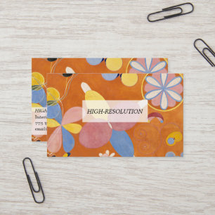 The Ten Largest, Group IV, No.3 by Hilma af Klint Business Card