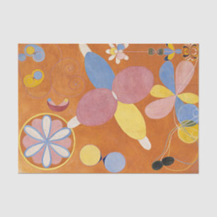 The Ten Largest, Group IV, No.3 by Hilma af Klint Tissue Paper