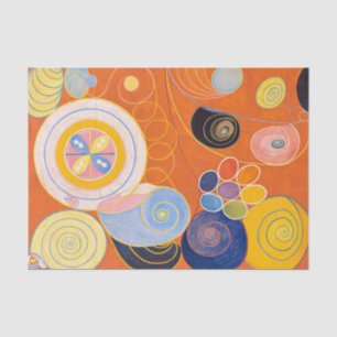 The Ten Largest, Group IV, No.4 by Hilma af Klint Tissue Paper