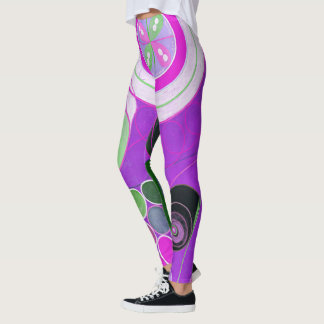 The Ten Largest, Group IV, No.4 (Purple) Leggings