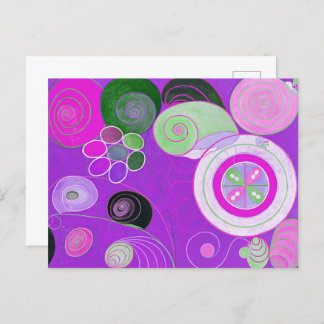 The Ten Largest, Group IV, No.4 (Purple) Postcard