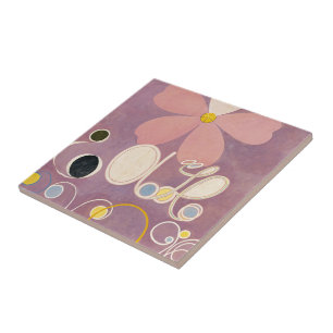 The Ten Largest, Group IV, No.5 by Hilma af Klint Ceramic Tile