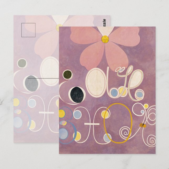 The Ten Largest, Group IV, No.5 by Hilma af Klint Postcard (Front/Back)