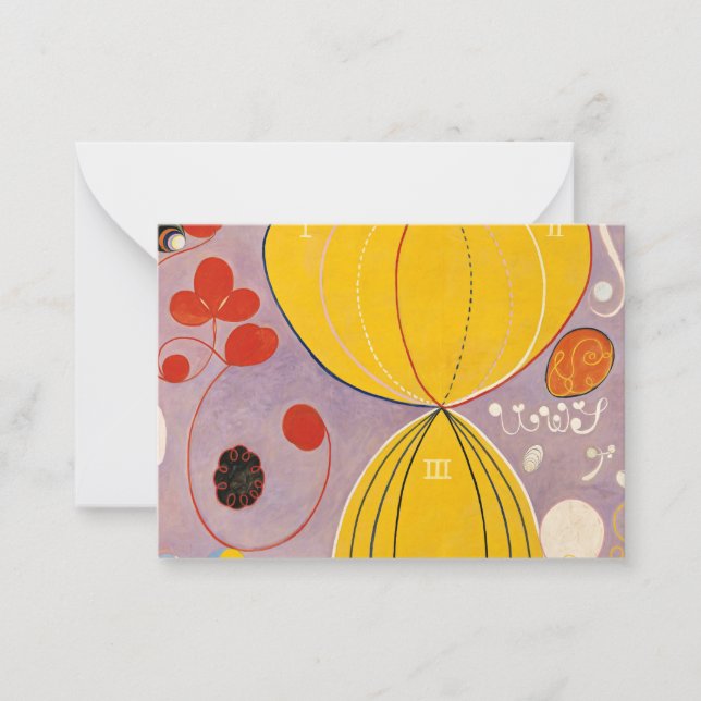 The Ten Largest, Group IV, No.7 by Hilma af Klint Card (Front)