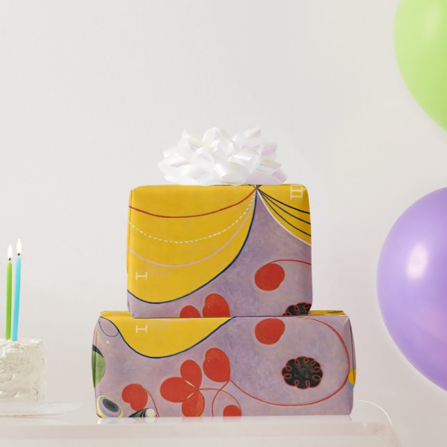 The Ten Largest, Group IV, No.7 by Hilma af Klint Wrapping Paper (Party Gifts)