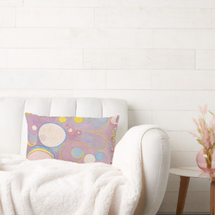 The Ten Largest, Group IV, No.8 by Hilma af Klint Lumbar Cushion