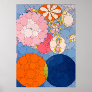 The Ten Largest, No.2, Dots, After Hilma af Klint Poster