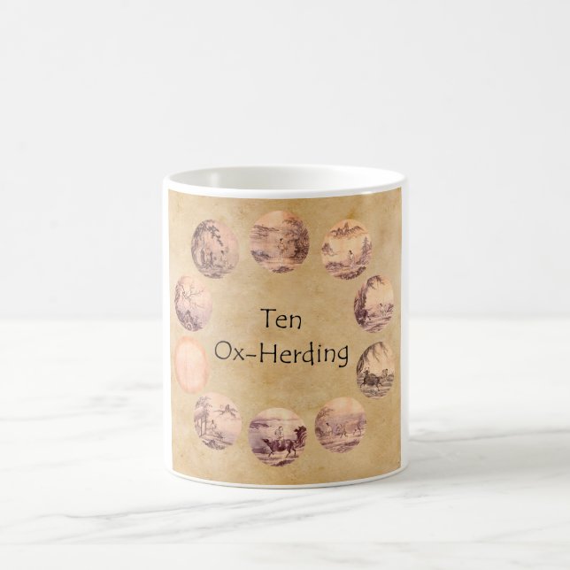 The Ten Oxherding Pictures Coffee Mug (Center)