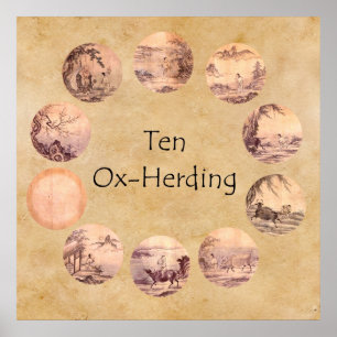 The Ten Oxherding Pictures Poster
