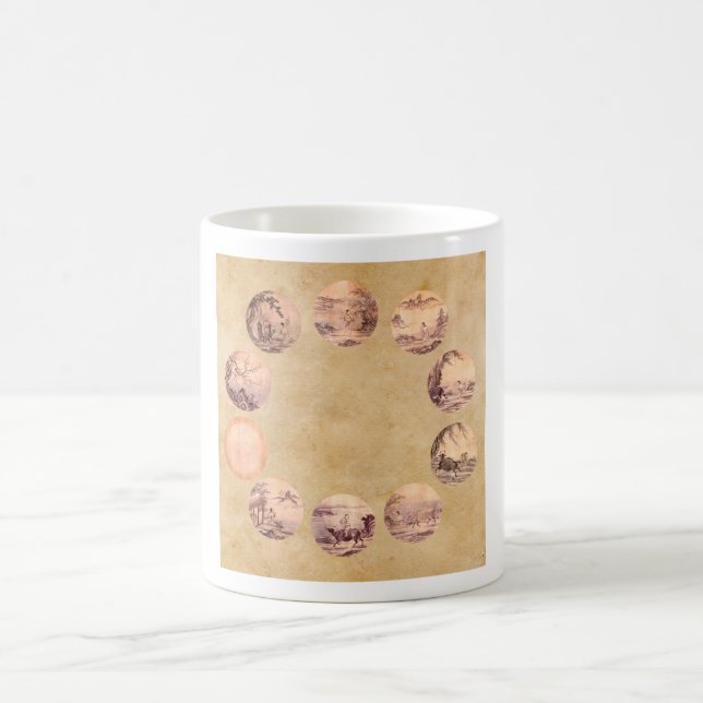 The Ten Oxherding Zen Coffee Mug (Center)