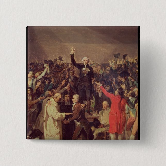 The Tennis Court Oath 15 Cm Square Badge (Front)