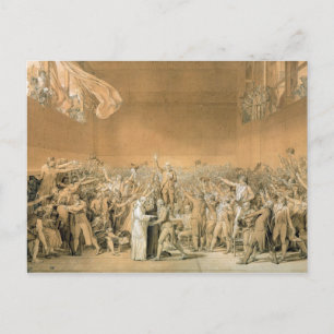 The Tennis Court Oath, 20th June 1789, 1791 2 Postcard