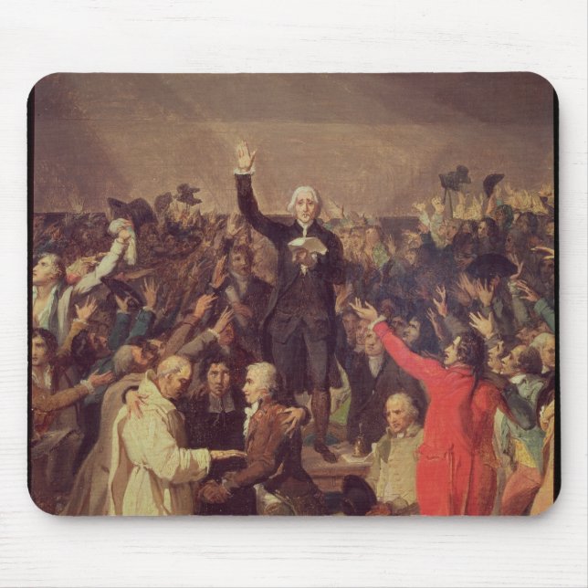 The Tennis Court Oath Mouse Pad (Front)