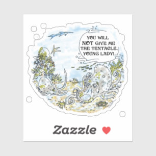 The Tentacle contour sticker