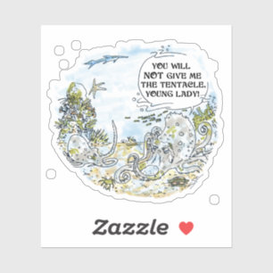 The Tentacle contour sticker