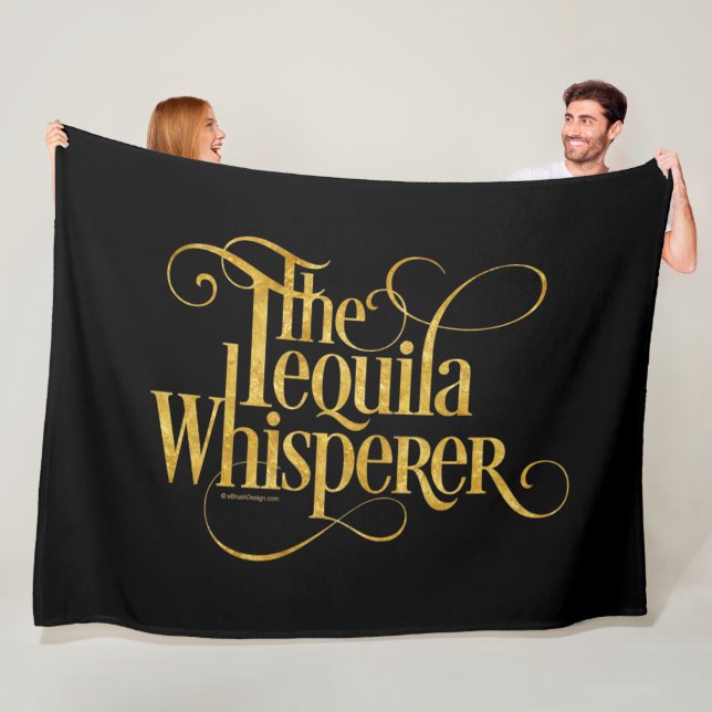The Tequila Whisperer Fleece Blanket (In Situ)