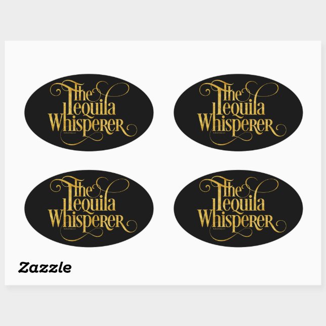 The Tequila Whisperer Oval Sticker (Sheet)