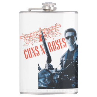 The Terminator and Guns N' Roses Hip Flask