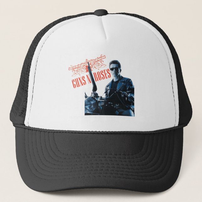 The Terminator  and Guns N' Roses Trucker Hat (Front)