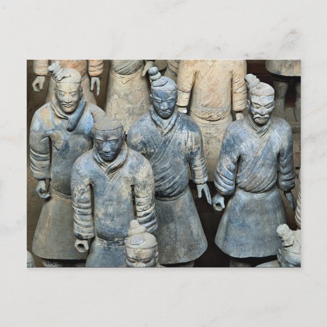 The Terra-cotta Warriors, Xi'an, China Postcard (Front)