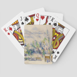 The Terrace at the Garden at Les Lauves, Cezanne Playing Cards