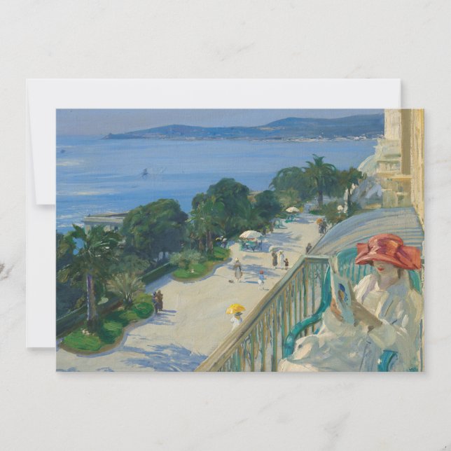 The Terrace, Cap d’Ail | Sir John Lavery (Front)