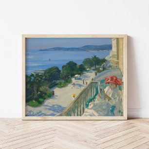 The Terrace, Cap d’Ail   Sir John Lavery Poster