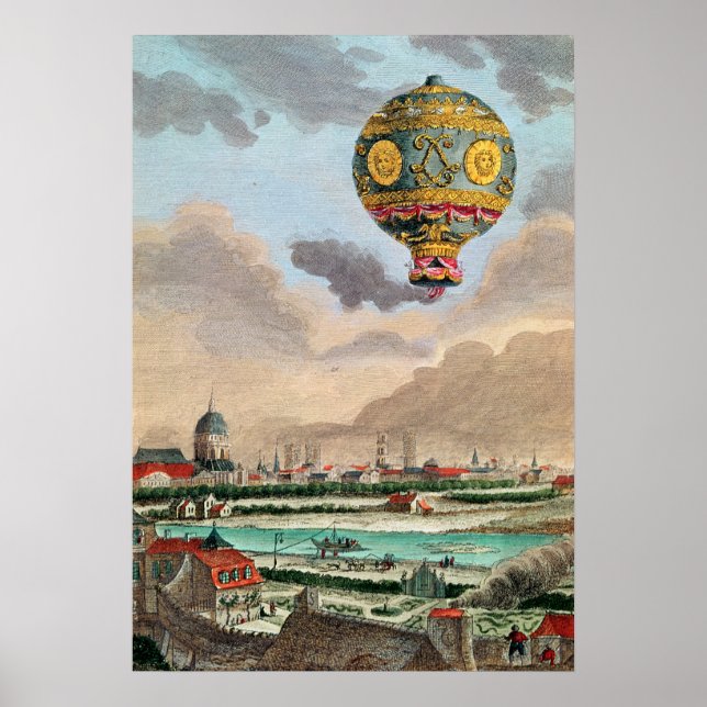 The Terrace of Monsieur Franklin at Passy Poster (Front)