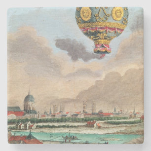 The Terrace of Monsieur Franklin at Passy Stone Coaster