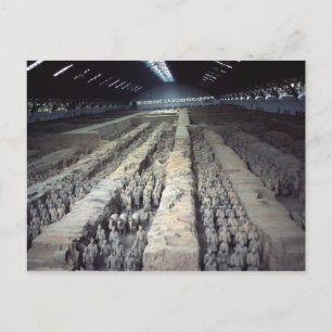 The Terracotta Army, Xian, China, Postcard