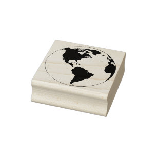 The Terrestrial Globe A Global Impression Rubber Stamp